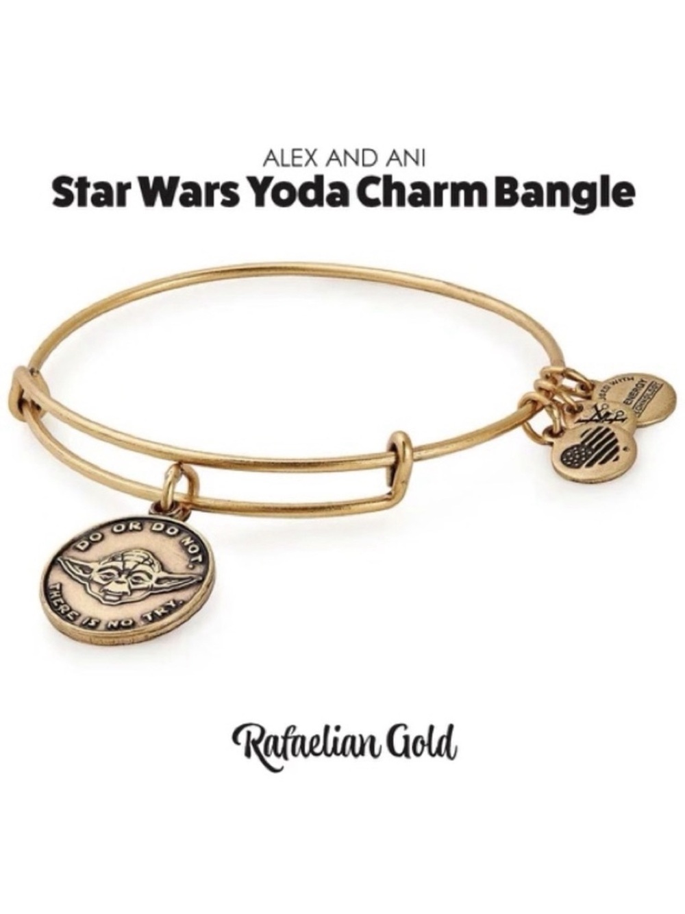 ALEX AND ANI Star Wars Yoda Charm Bangle
